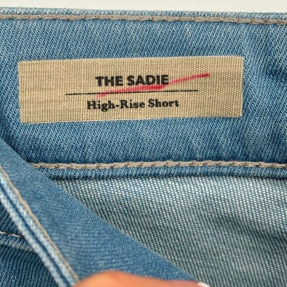 AG Adriano Goldschmied The Sadi High Rise Shorts Size 26 - Picture 4 of 6